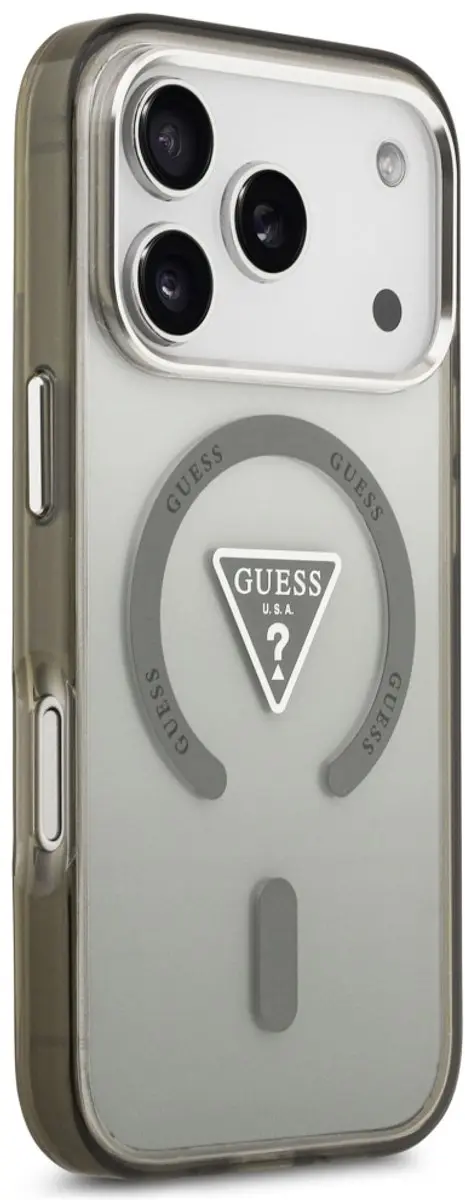 GUESS Case IML Gradient Driehoek Logo iPhone 17 Pro Max - Zwart - afbeelding 3 van 6
