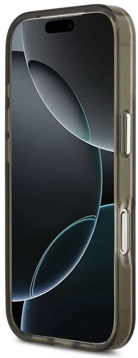 GUESS Case IML Gradient Driehoek Logo iPhone 17 Pro Max - Zwart - afbeelding 2 van 6