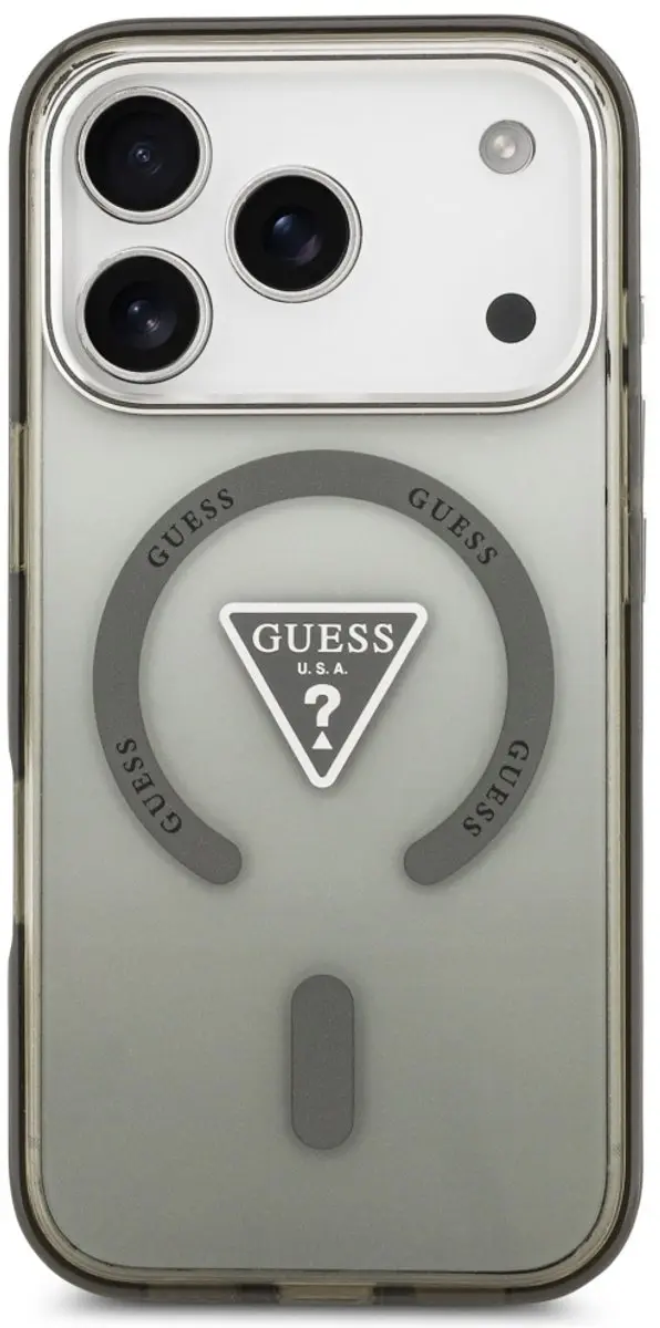 GUESS Case IML Gradient Driehoek Logo iPhone 17 Pro Max - Zwart - afbeelding 4 van 6