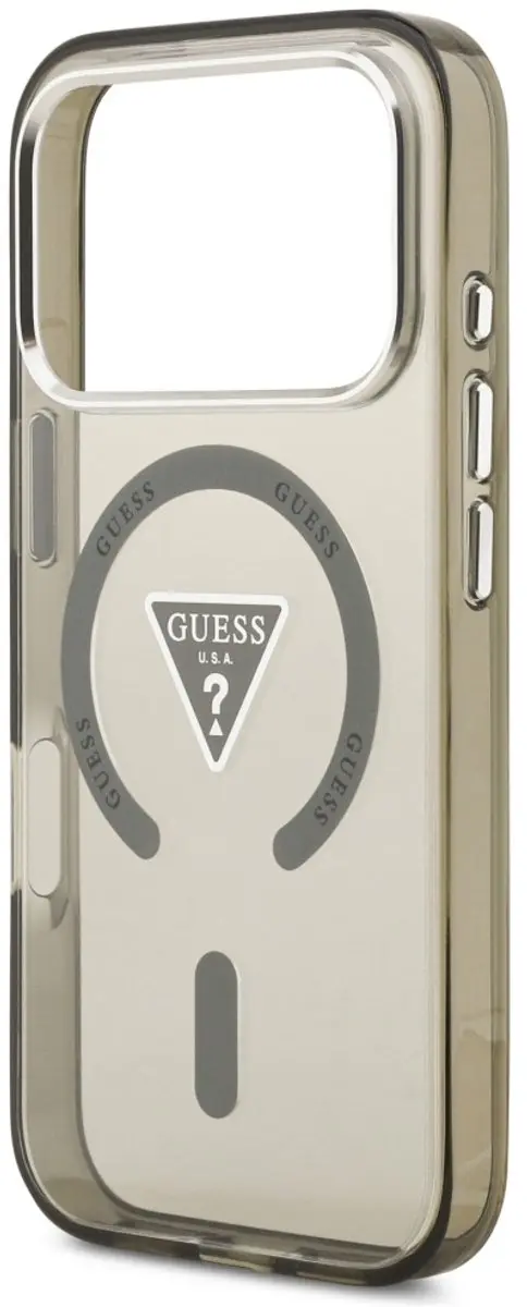 GUESS Case IML Gradient Driehoek Logo iPhone 17 Pro Max - Zwart - afbeelding 5 van 6