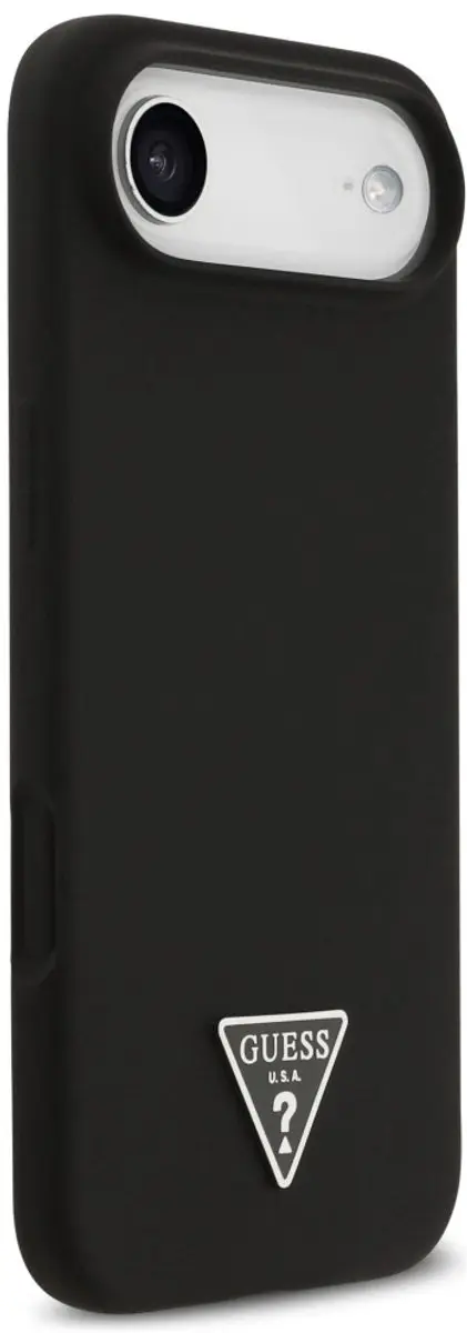 GUESS Hoesje iPhone 17 Air - Siliconen - MagSafe - Zwart - afbeelding 2 van 6