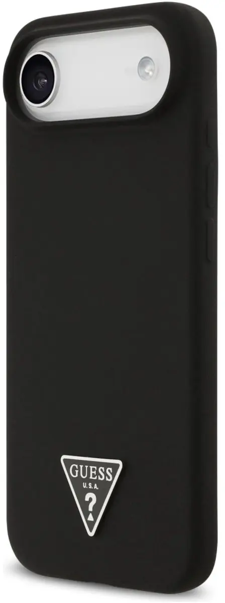 GUESS Hoesje iPhone 17 Air - Siliconen - MagSafe - Zwart - afbeelding 5 van 6