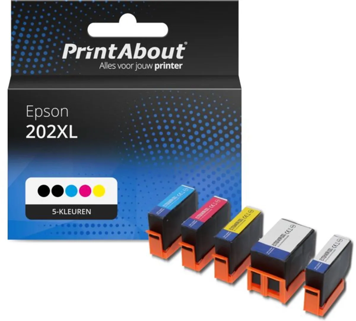 PrintAbout Epson 202XL Inktcartridge 5-kleuren
