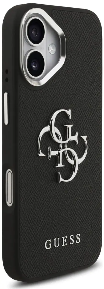 GUESS Hoesje iPhone 17 Granuleerd Logo - Zwart - afbeelding 3 van 6