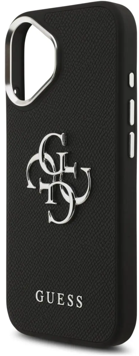 GUESS Hoesje iPhone 17 Granuleerd Logo - Zwart - afbeelding 4 van 6