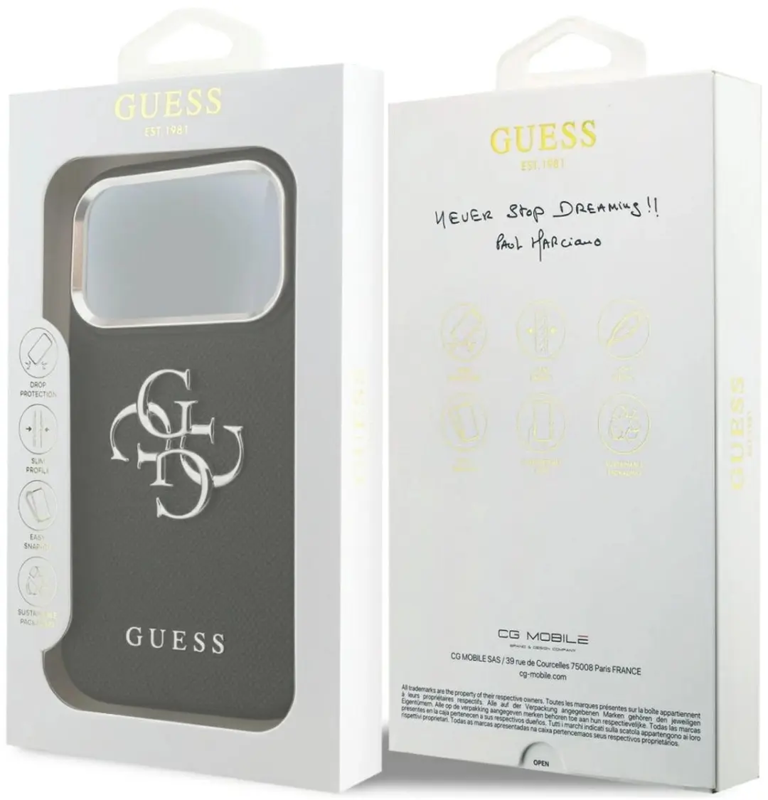 GUESS Hoesje iPhone 17 Pro Magnetisch - Zwart - afbeelding 6 van 6