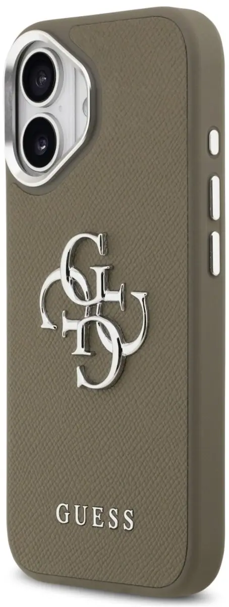 GUESS Hoesje iPhone 17 Granuleerd Logo - Zwart - afbeelding 2 van 6