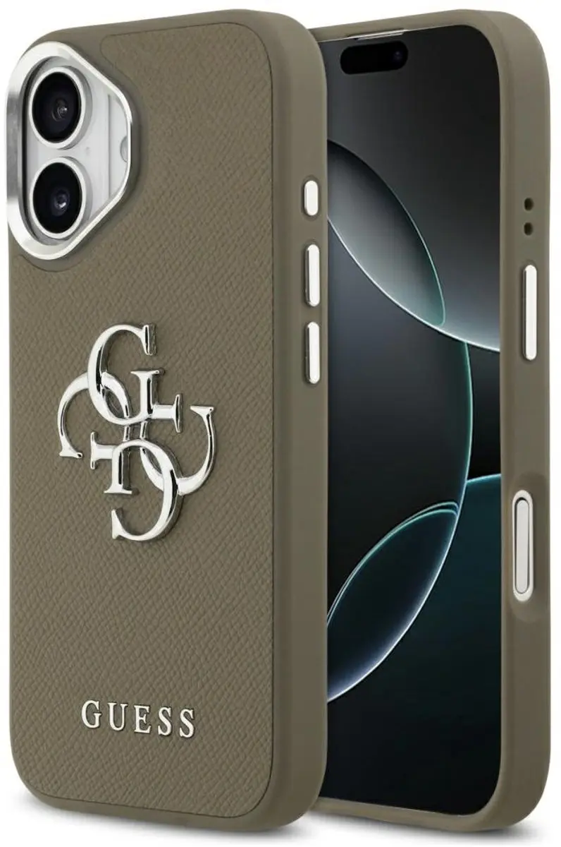 GUESS Hoesje iPhone 17 Granuleerd Logo