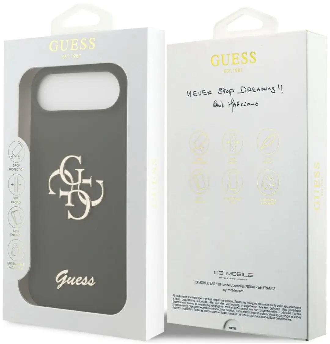 GUESS Case Groot 4G Script iPhone Air - Zwart - afbeelding 6 van 6