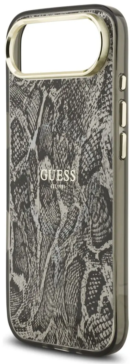 Guess Python Patroon Hoesje iPhone Air Design - Zwart - afbeelding 5 van 6