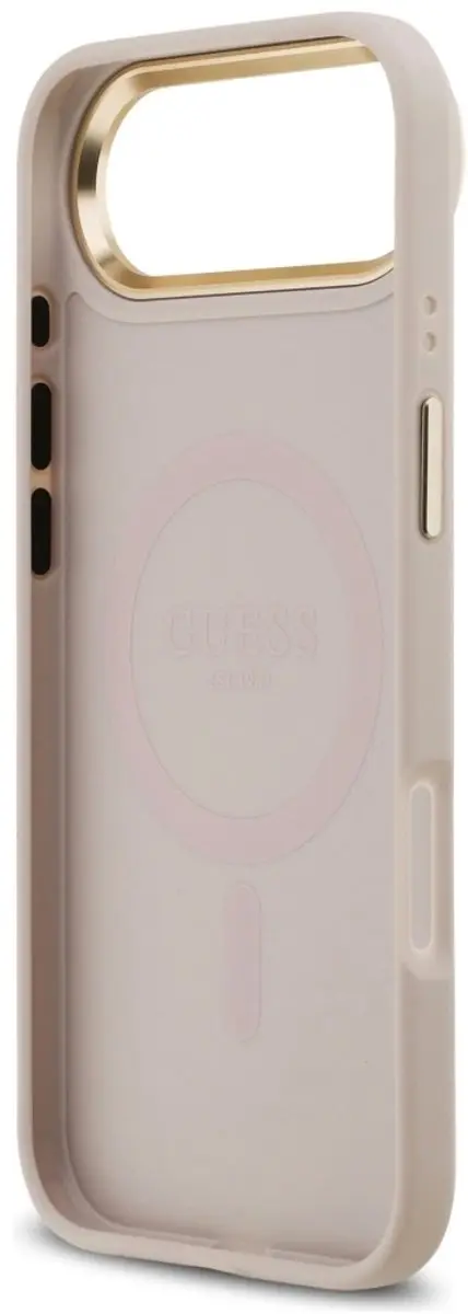 GUESS Case 4G Strass Logo Grote Band Magsafe - iPhone Air - Zwart - afbeelding 3 van 6