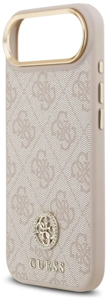 GUESS Case 4G Strass Logo Grote Band Magsafe - iPhone Air - Zwart - afbeelding 4 van 6
