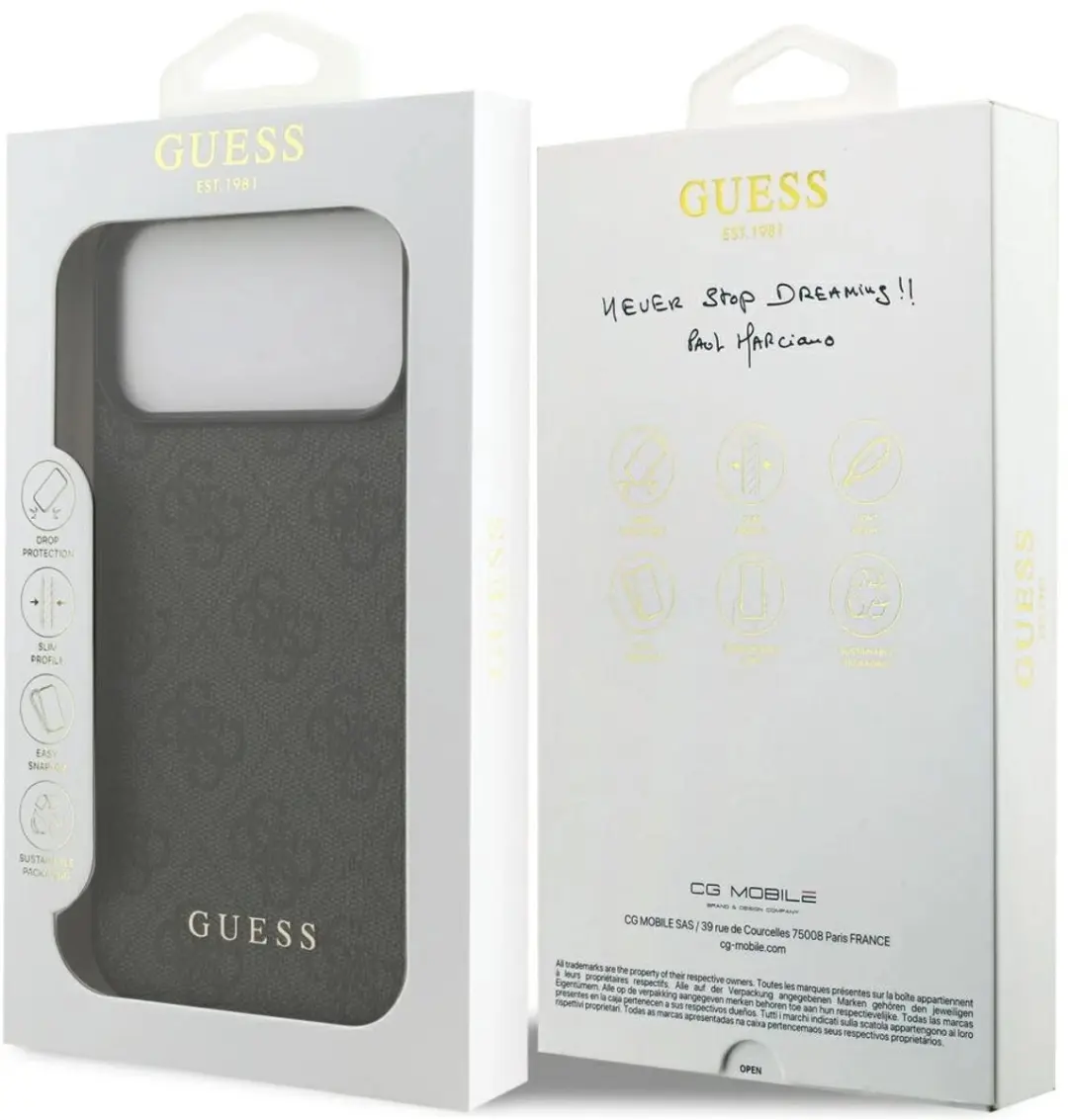 GUESS Classic 4G Hoesje iPhone 17 Pro Max - Zwart - afbeelding 3 van 6