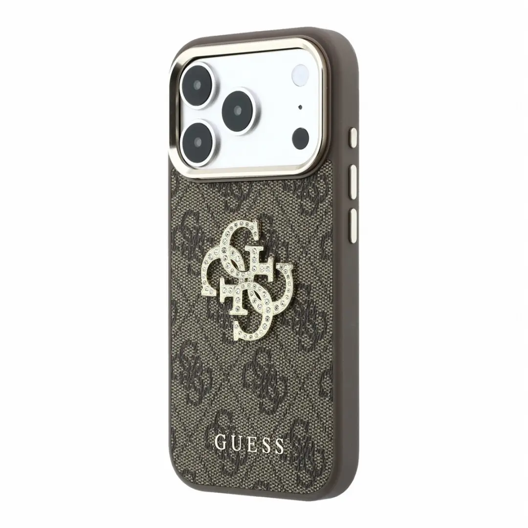 Guess Hoesje iPhone 17/18 Pro - Kunstleer Bruin - afbeelding 3 van 6