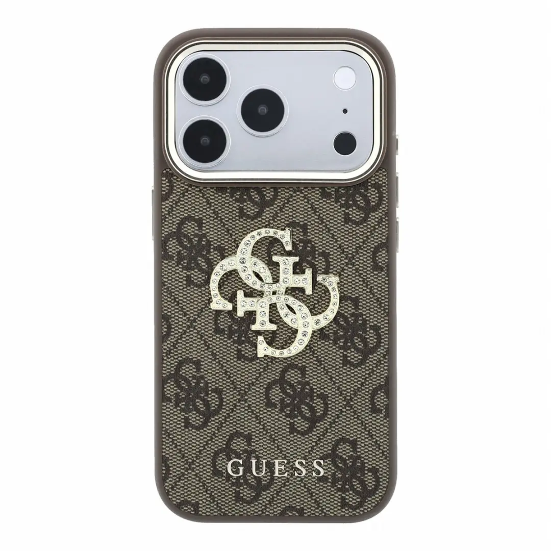 Guess Hoesje iPhone 17/18 Pro - Kunstleer Bruin - afbeelding 4 van 6