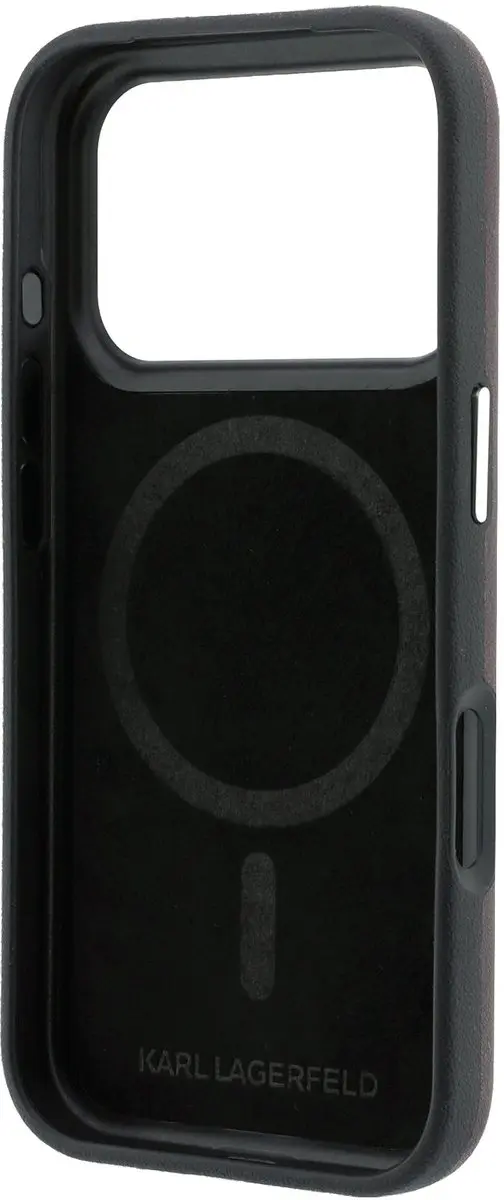 Karl Lagerfeld Backcase Hoesje iPhone 17 Pro - Effen Rood - TPU