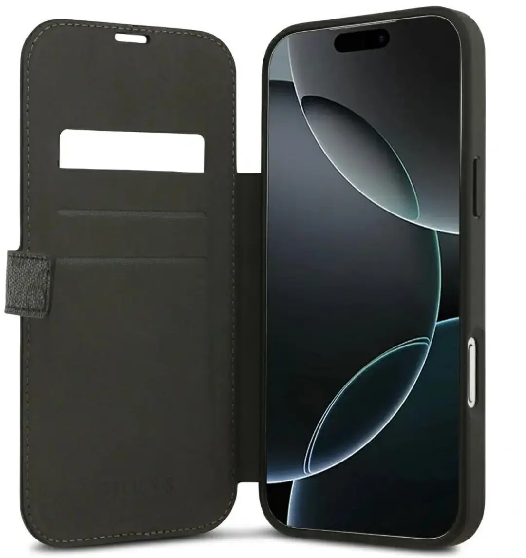 Guess GUBKP18X4GMGGR Hoesje iPhone 18 Pro Max - 3 Pasjes - Zwart - afbeelding 6 van 6