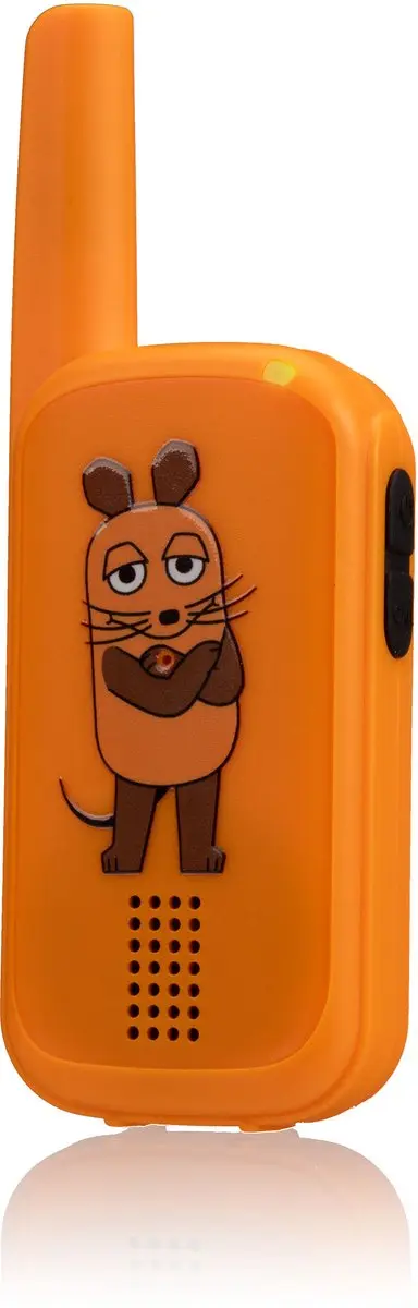 Bresser DieMaus Walkie-Talkie 2 Stuks - Blauw/Oranje - 500m Bereik