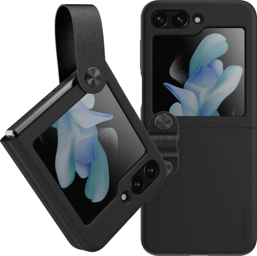 Nillkin Flex Flip Siliconen Hoesje SH00065863 - Zwart - afbeelding 2 van 6