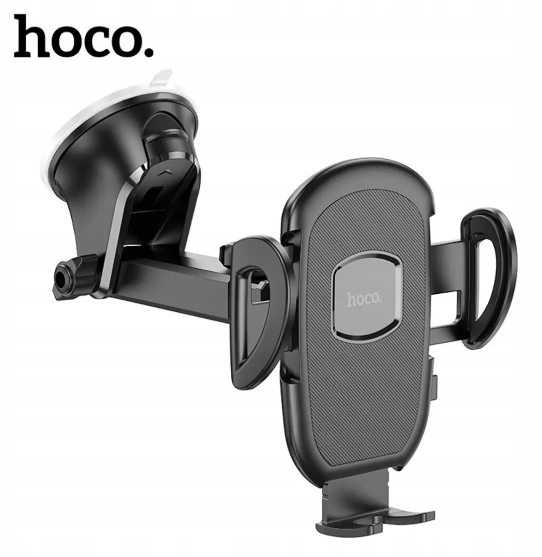 Hoco H9 Autohouder Zuignap Dashboard - Universeel 7" - Grijs/Zwart - afbeelding 3 van 5