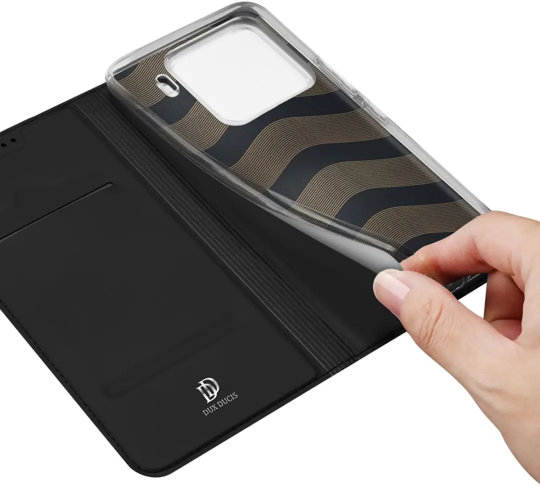 Dux Ducis Slim Softcase Bookcase Xiaomi 15 Pro SH00081351 - Zwart - afbeelding 5 van 6