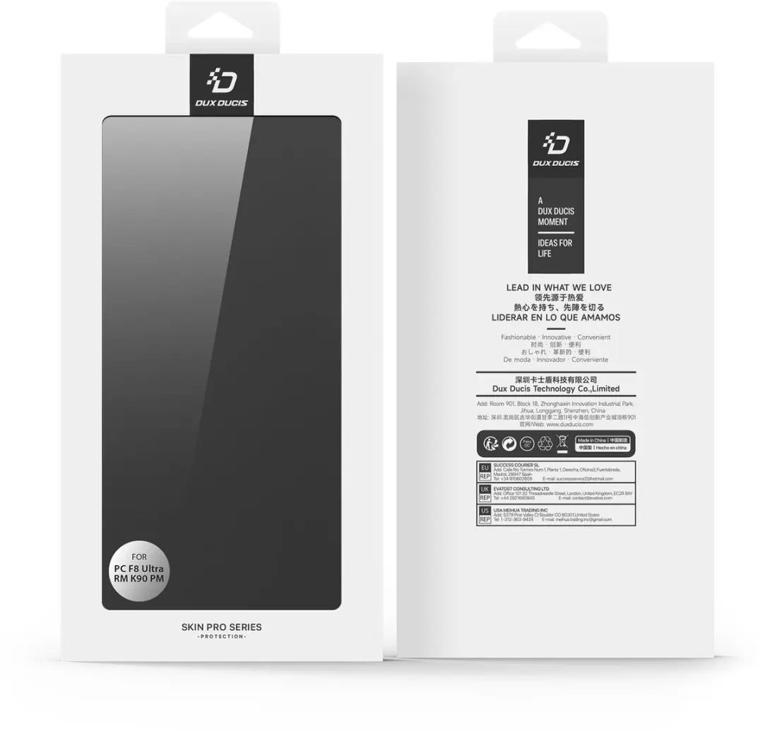 Dux Ducis Skin Pro Hoesje Xiaomi Poco F8 Ultra - Zwart - afbeelding 6 van 6