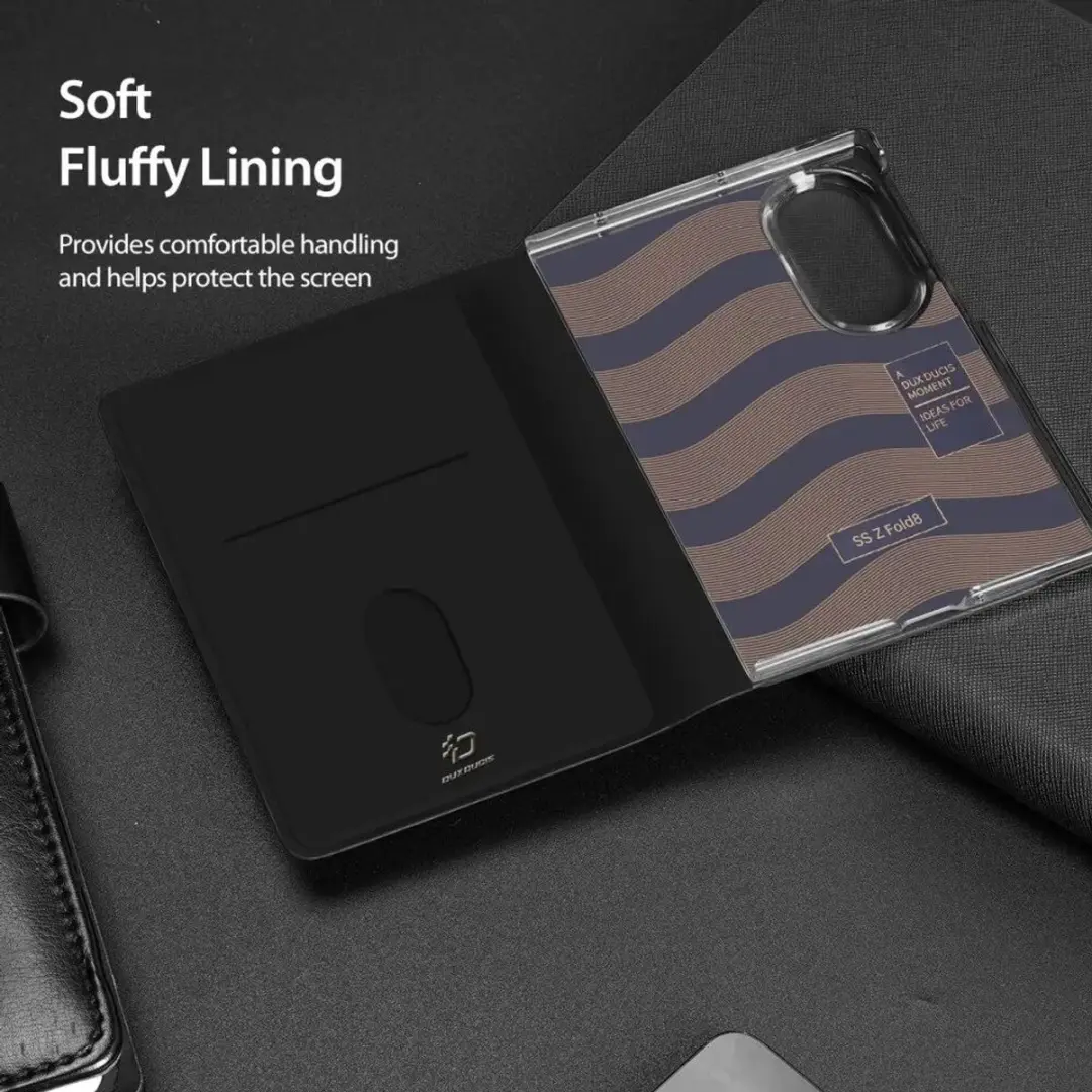 Dux Ducis Hoesje Samsung Galaxy Z Fold8 - Zwart - afbeelding 2 van 6