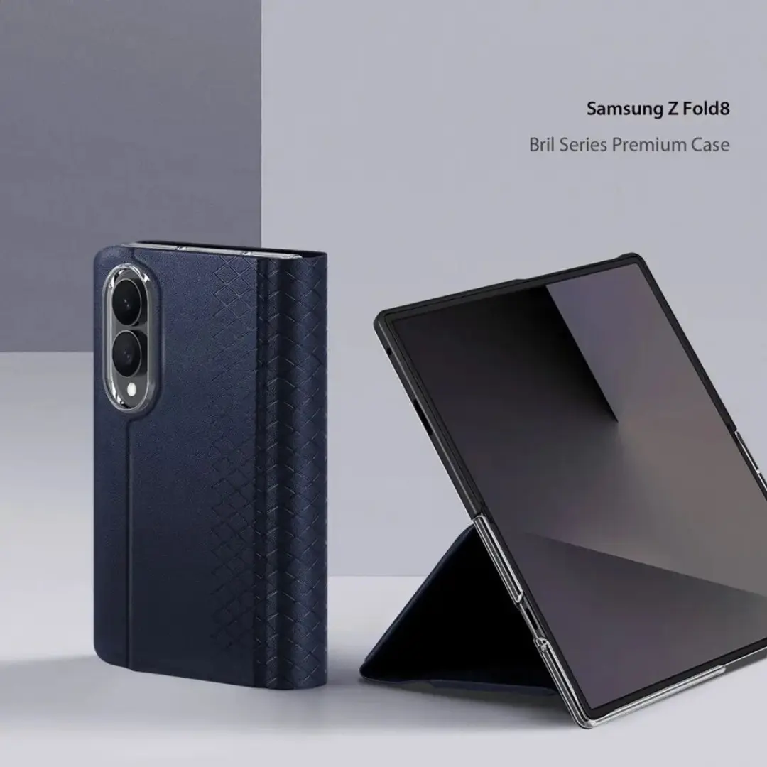 Dux Ducis Hoesje Samsung Galaxy Z Fold8 - Blauw - afbeelding 2 van 6