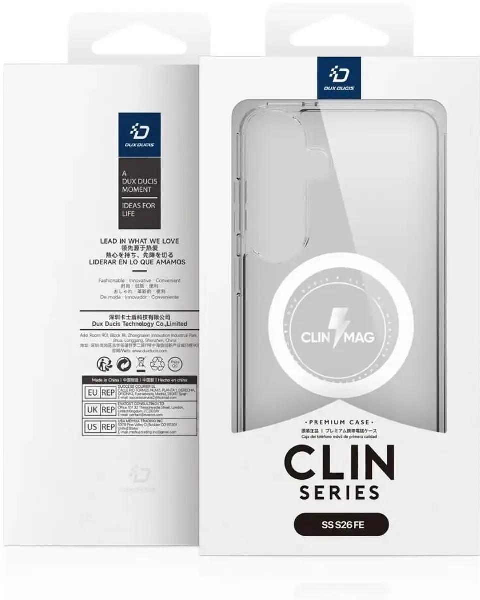 Dux Ducis Clin Hoesje Samsung Galaxy S26 FE - Transparant - afbeelding 6 van 6