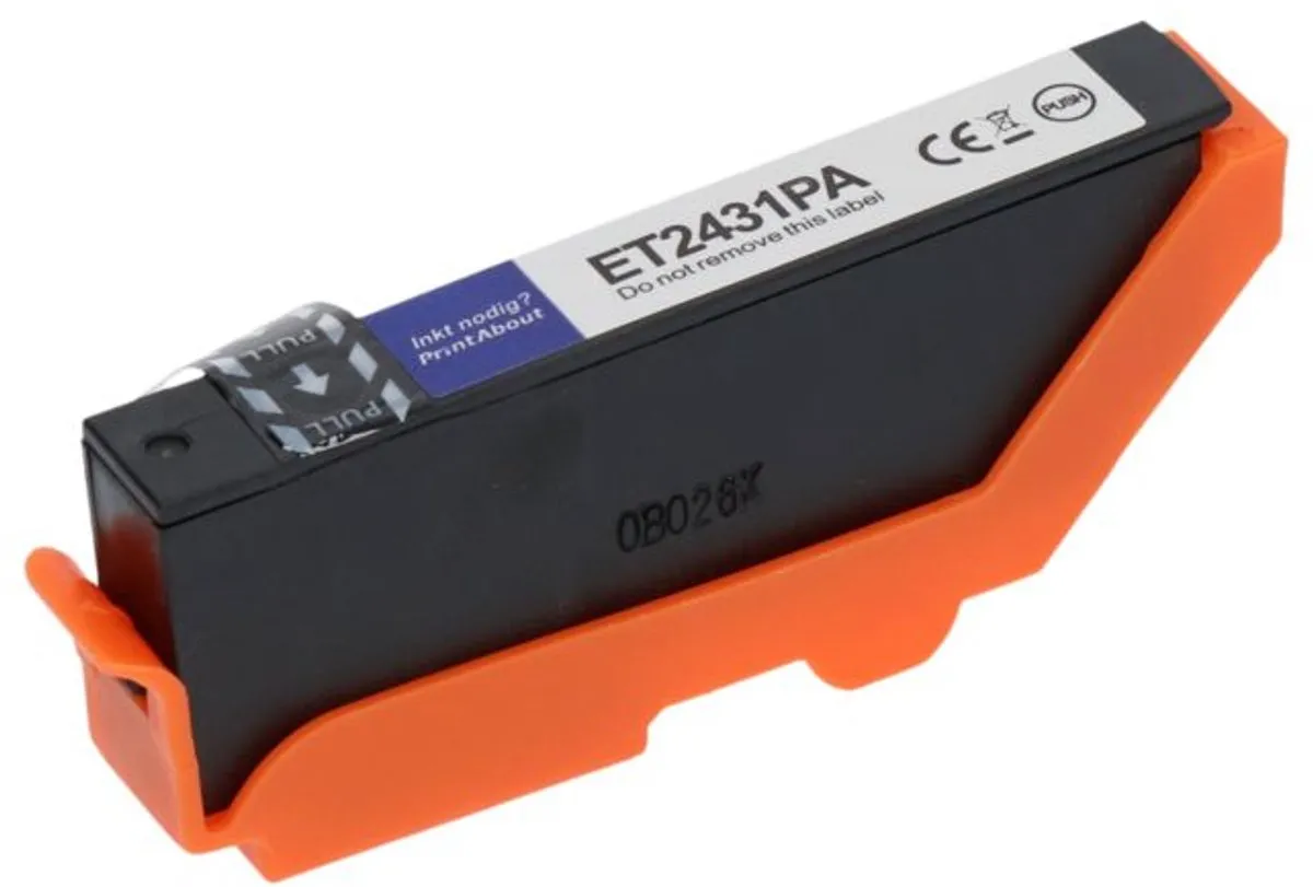 PrintAbout Inktcartridge C13T24214012 Zwart - 800 pagina's - Epson