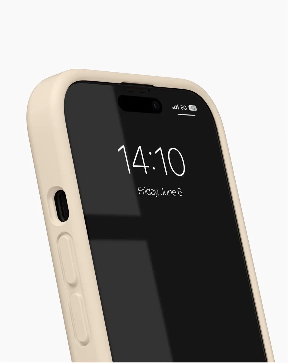 iDeal of Sweden Soft Swirl Silicone Hoes - iPhone 13/14/15/16 MagSafe - Beige - afbeelding 4 van 5
