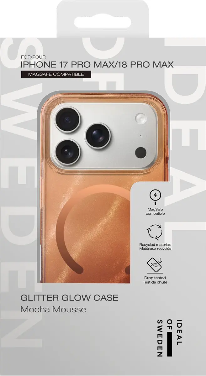 iDeal of Sweden Clear Case iPhone 18/17 Pro Max - Mocha Mousse - afbeelding 4 van 4