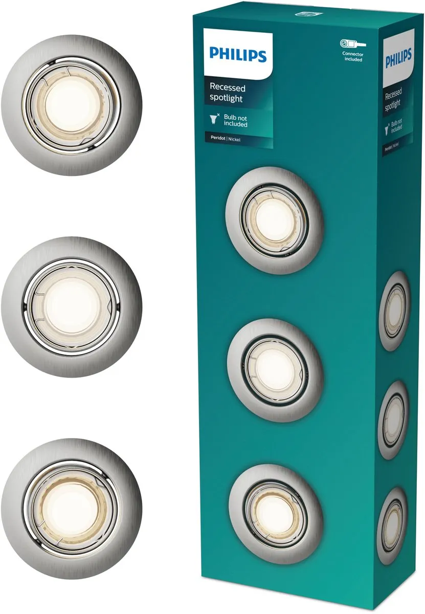 Philips Peridot Inbouwspot GU10 3-pack