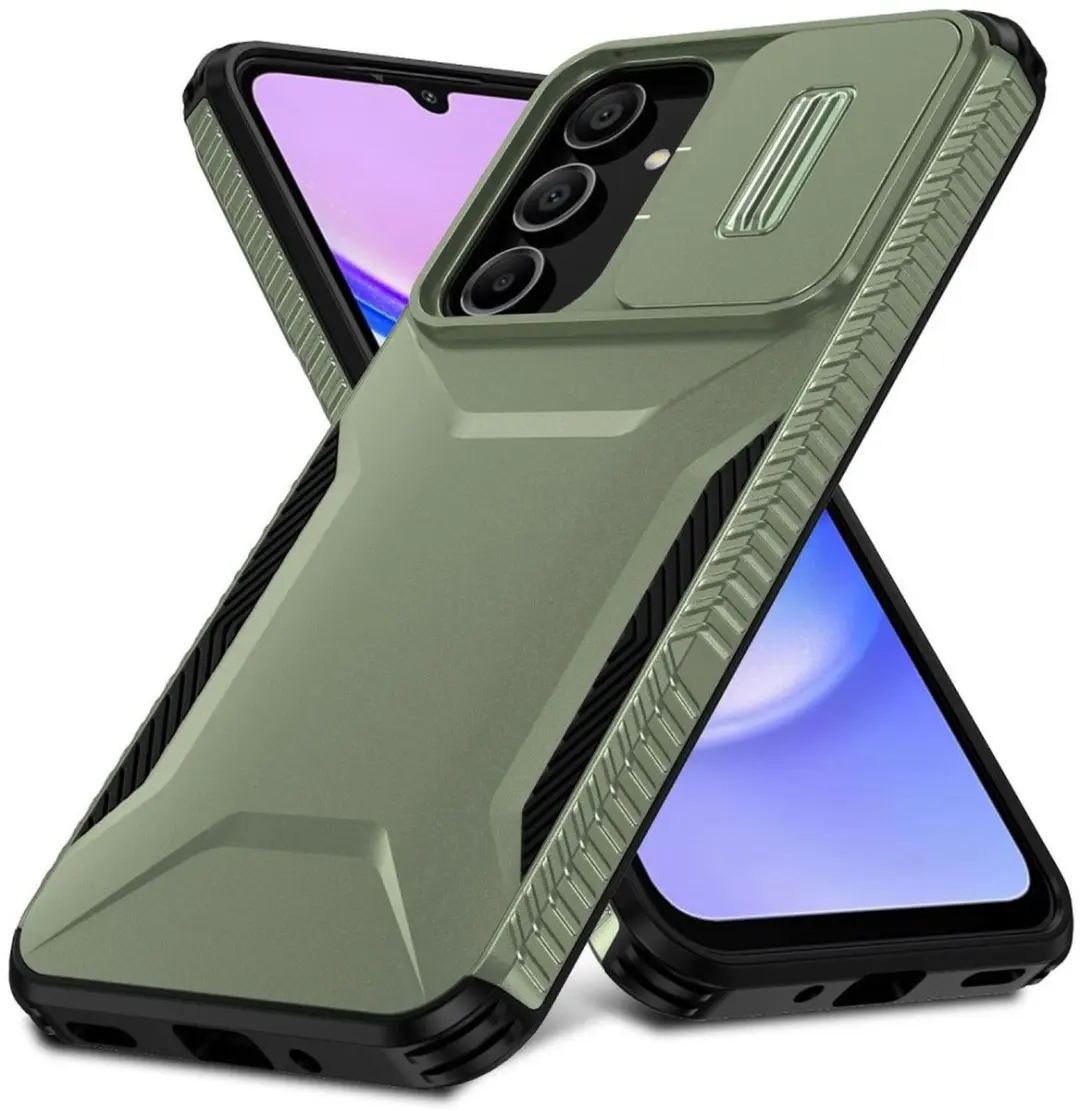 Selected Hoesje Samsung Galaxy A16 Back Cover Groen - Camera Slider - afbeelding 6 van 6