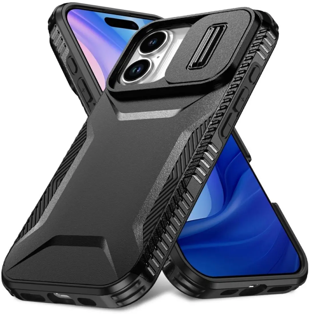 Selected Hoesje iPhone 17 Back Cover Camera Slider