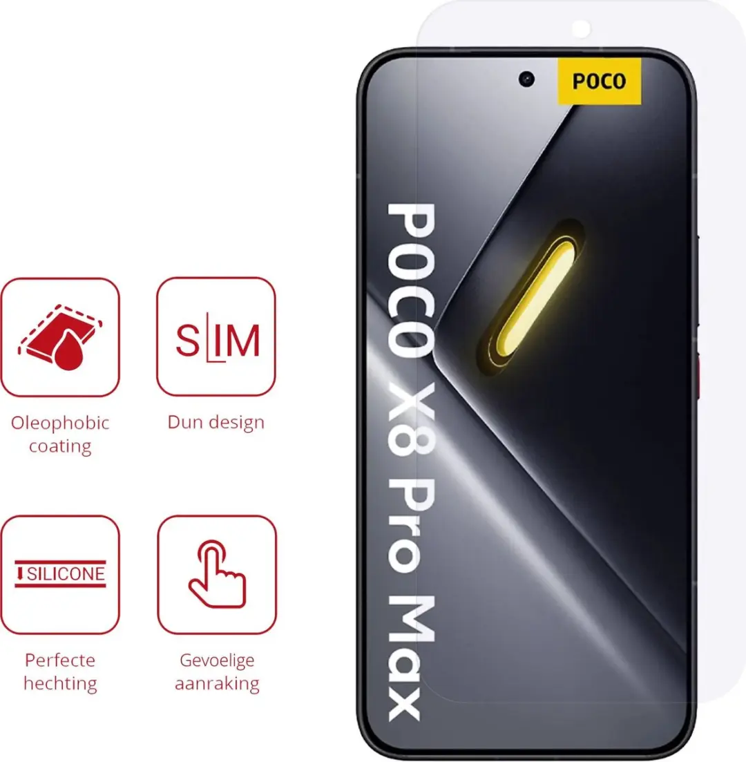 Rosso Screen Protector 261166 - Xiaomi Poco X8 Pro Max - 2 Stuks - afbeelding 2 van 6