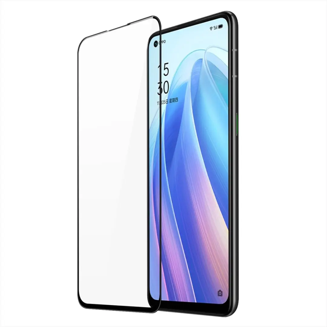 Fonu Fullcover 9H Tempered Glass Geschikt voor Oppo Find X5 Lite screen protecto
