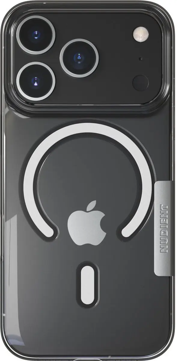 Nudient Doorzichtig Hoesje geschikt voor Apple iPhone 17 Pro MagSafe Telefoonhoe