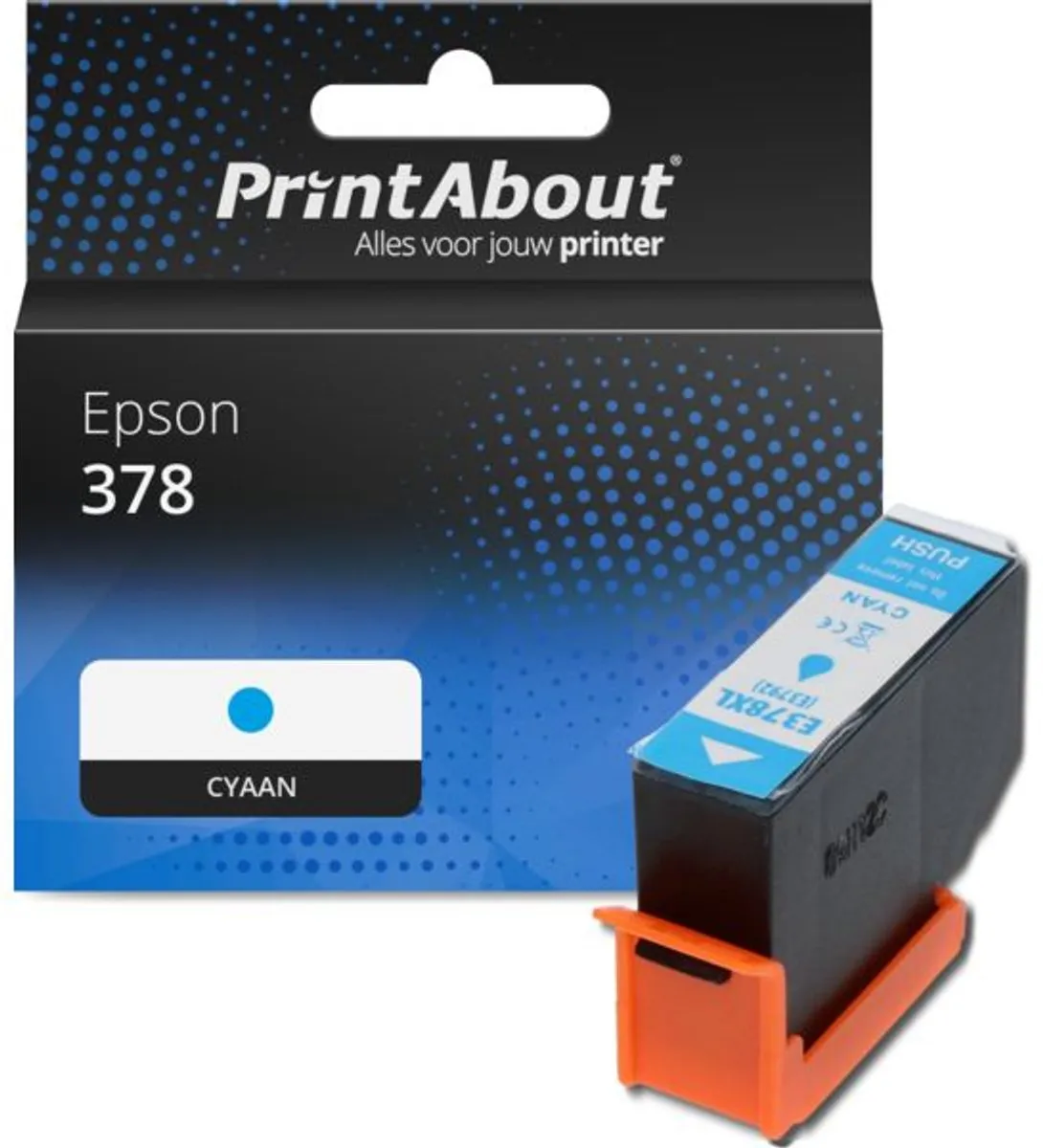PrintAbout Epson C13T37824010 Inktcartridge