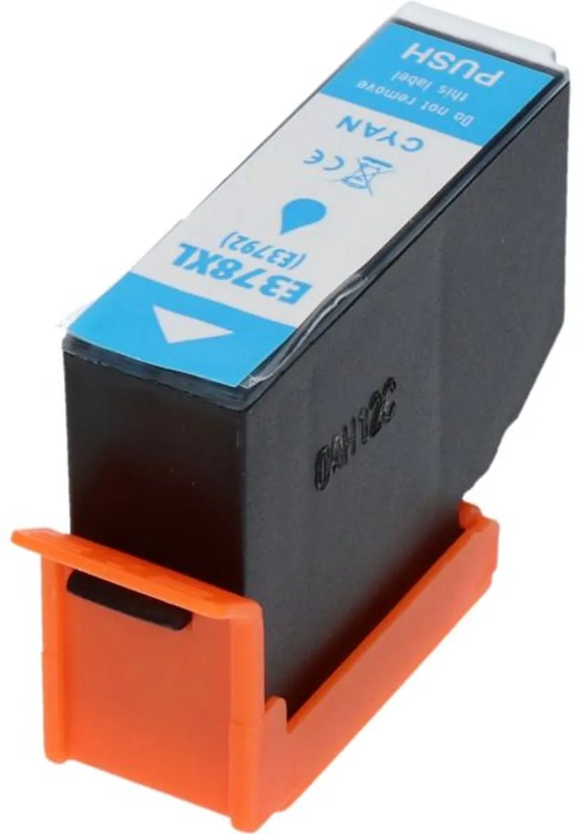 PrintAbout Epson C13T37824010 Inktcartridge - Cyaan