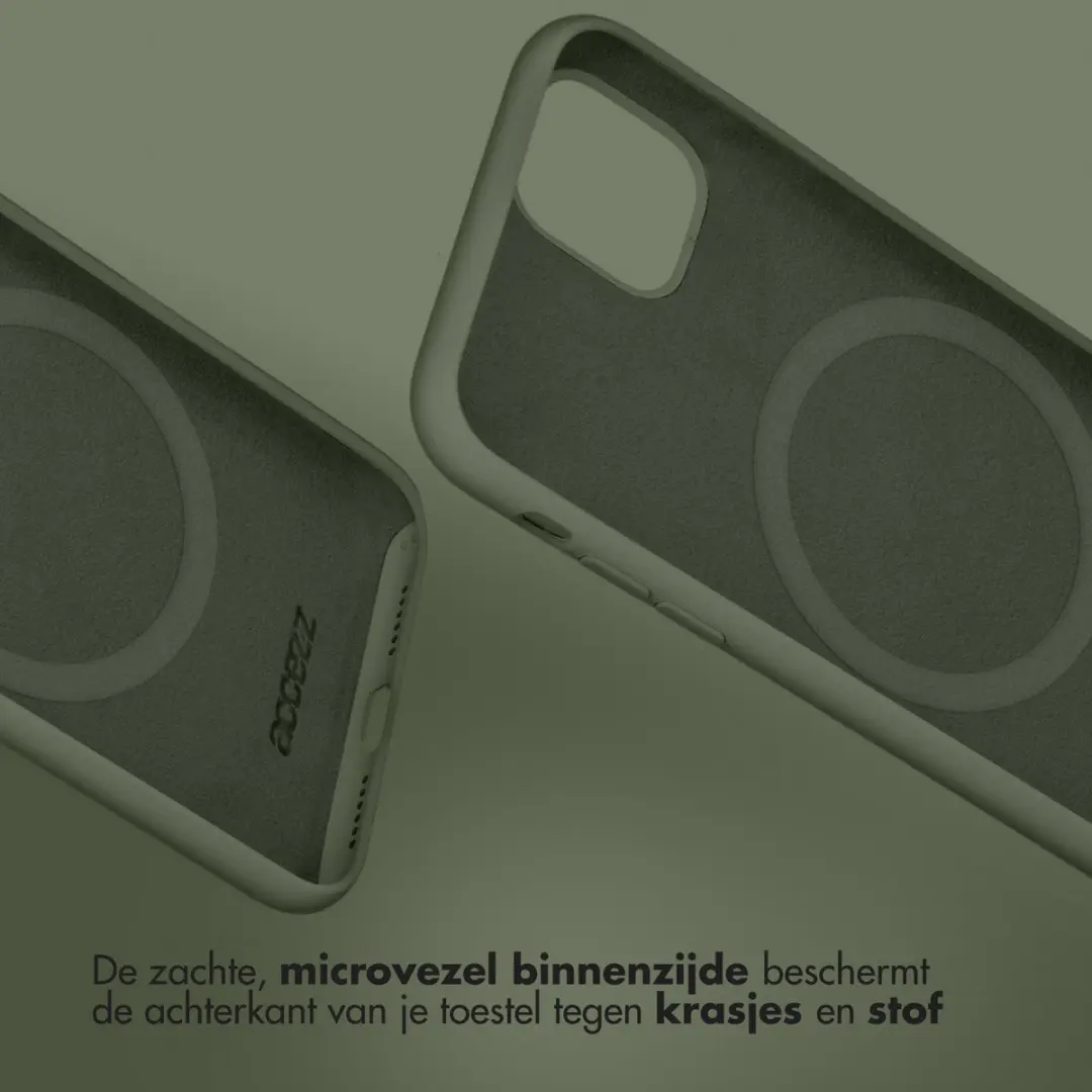 Accezz Hoesje iPhone 18 Pro Max/17 Pro Max - Olijfgroen - MagSafe - afbeelding 4 van 6