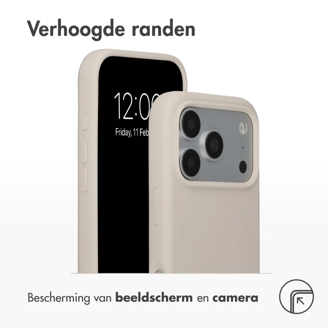Accezz Hoesje iPhone 18/17 Pro Max - MagSafe Stone Beige - afbeelding 5 van 6