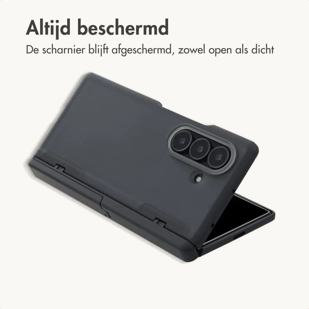 imoshiion Hoesje Samsung Galaxy Z Fold8 Ultra - Color Guard met Stand - Zwart - afbeelding 4 van 6