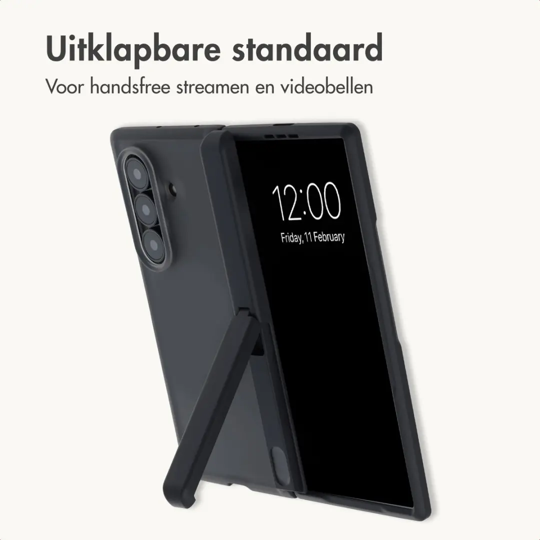 imoshiion Hoesje Samsung Galaxy Z Fold8 Ultra - Color Guard met Stand - Zwart - afbeelding 2 van 6