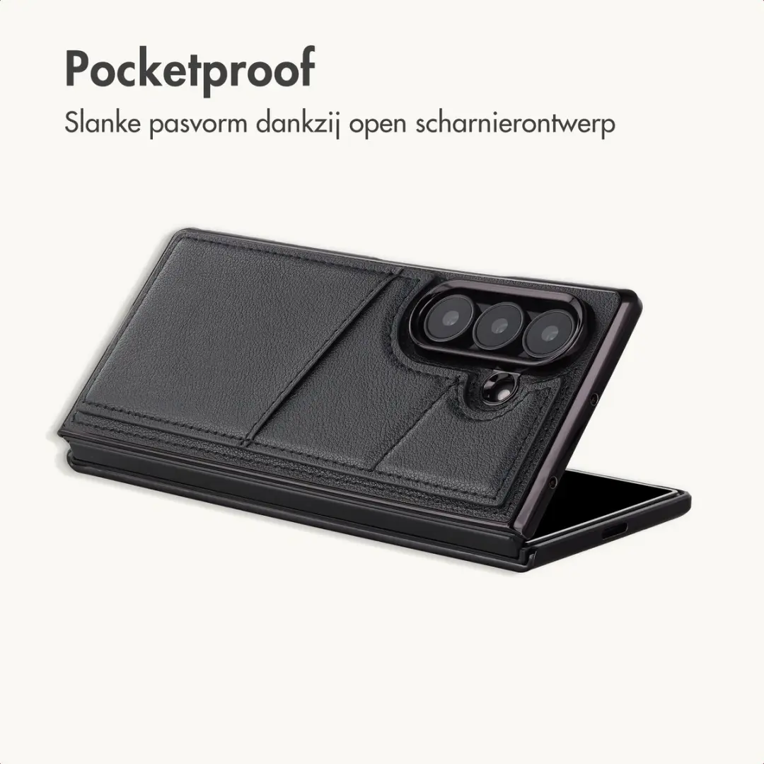Imoshion Hoesje Samsung Galaxy Z Fold8 Ultra - Kunstleren Backcover Zwart - afbeelding 4 van 6