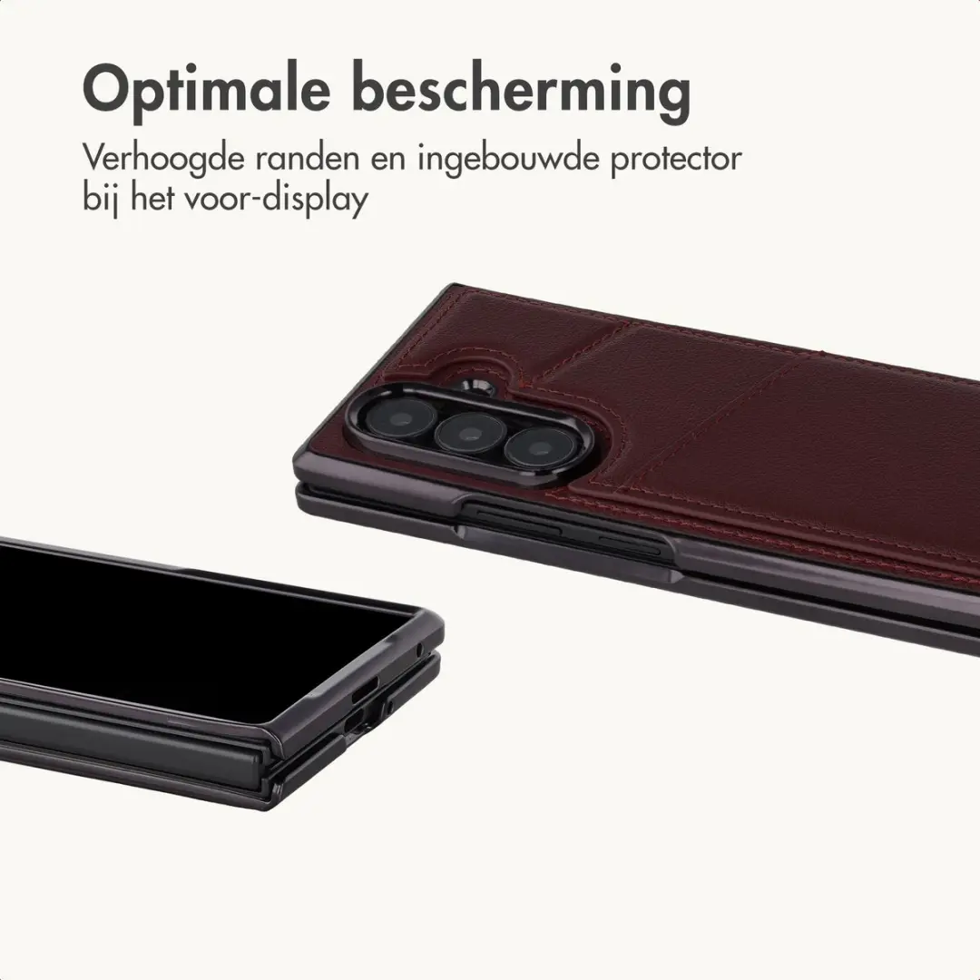 Imoshion Hoesje Samsung Galaxy Z Fold8 Ultra - Kunstleren Rood - MagSafe - afbeelding 5 van 6