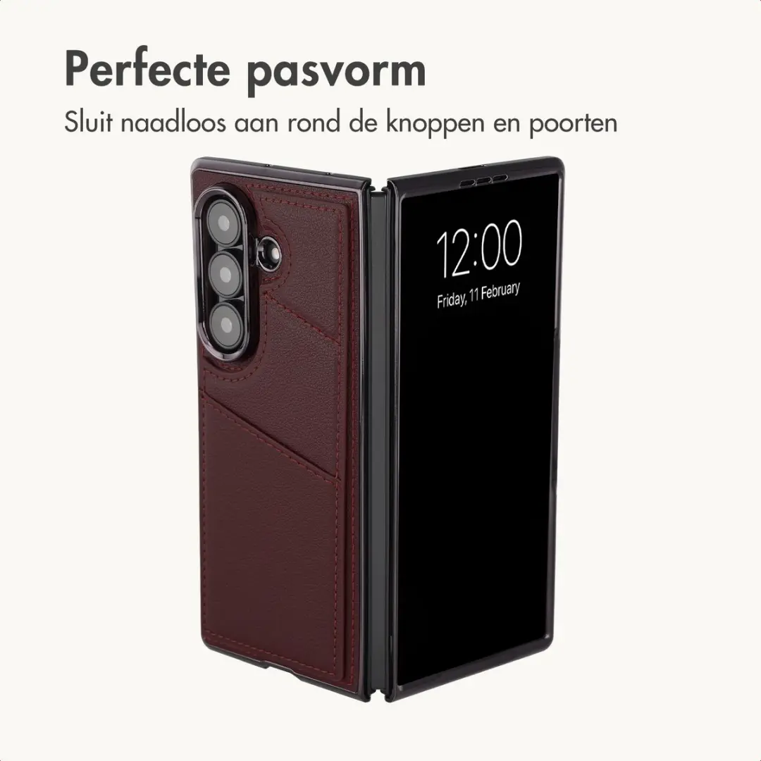 Imoshion Hoesje Samsung Galaxy Z Fold8 Ultra - Kunstleren Rood - MagSafe - afbeelding 6 van 6
