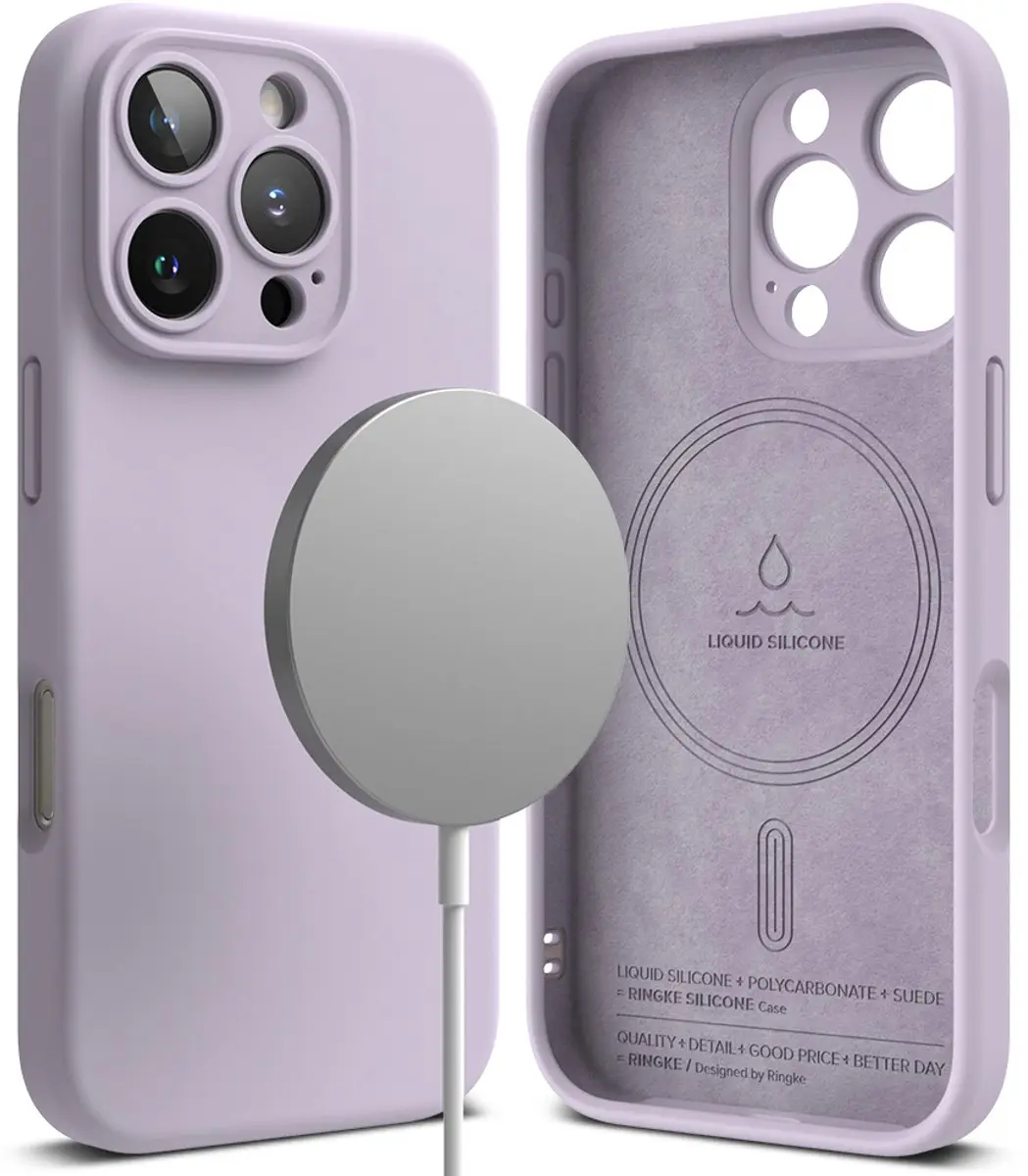 Ringke Silicone MagSafe Hoesje iPhone 16 Pro