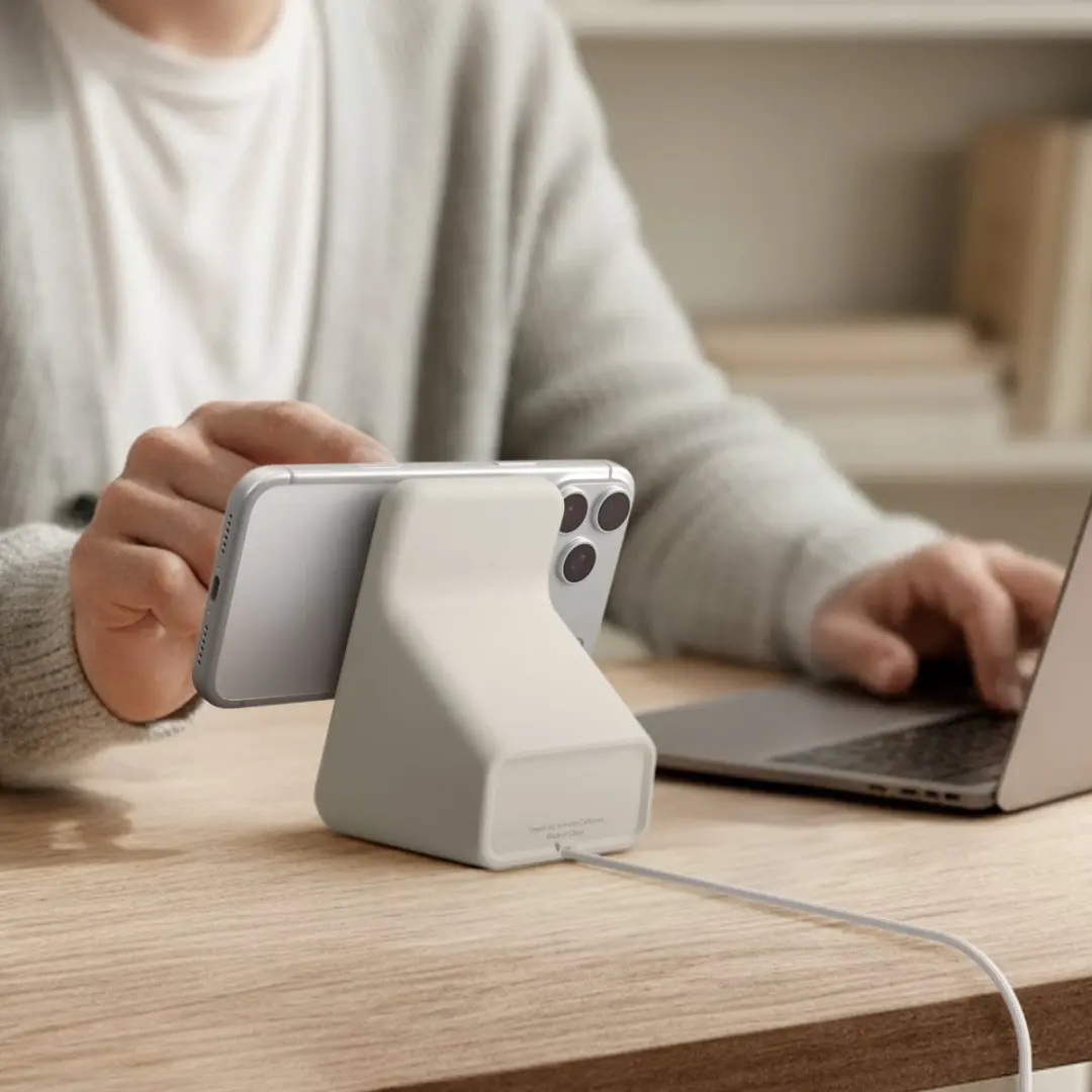 Spigen AMP09171 Oplaadstandaard MagSafe - 25W - Wit