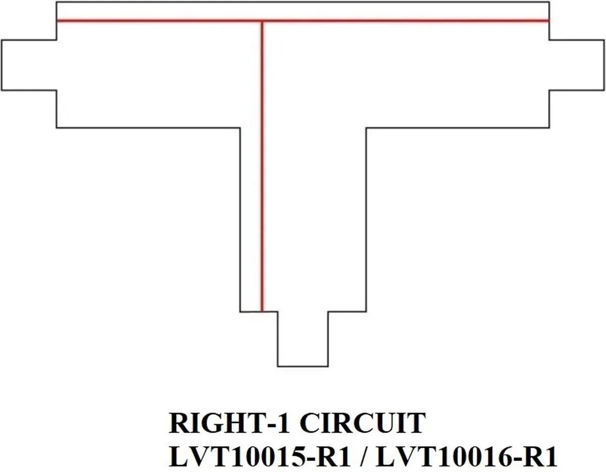 LEDVION 1-Fase Rail T-Vorm Connector Rechts-1 Wit